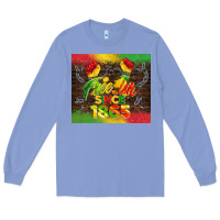 Colony Blue free ish since 1865 Long Sleeve Tee - BarkalooDesign
