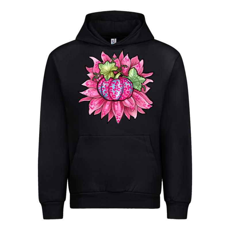 Sunflower Pumpkin Breast Cancer Urban Hoodie by Zillion Design Studio | Teevron