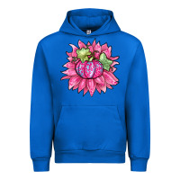 Cobalt sunflower pumpkin breast cancer Urban Hoodie - Zillion Design Studio