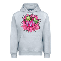 Heather Grey sunflower pumpkin breast cancer Urban Hoodie - Zillion Design Studio