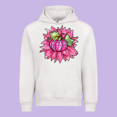 Sunflower Pumpkin Breast Cancer Urban Hoodie Designed By Zillion Design Studio
