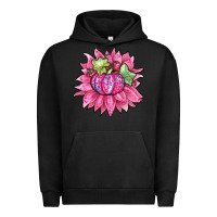 Pigment Black sunflower pumpkin breast cancer Urban Hoodie - Zillion Design Studio