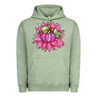 Pigment Oil Green sunflower pumpkin breast cancer Urban Hoodie - Zillion Design Studio