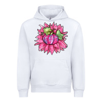 White sunflower pumpkin breast cancer Urban Hoodie - Zillion Design Studio