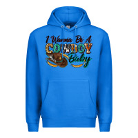 True Royal i wanna be a cowboy baby Premium Hoodie - Zillion Design Studio