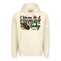 Sandshell i wanna be a cowboy baby Premium Hoodie - Zillion Design Studio