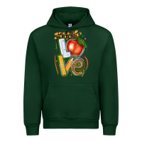 Forest Green let all that you do be done in love Urban Hoodie - texasbilliewilder
