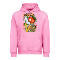 Fuchsia Pink let all that you do be done in love Urban Hoodie - texasbilliewilder