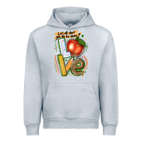 Heather Grey let all that you do be done in love Urban Hoodie - texasbilliewilder