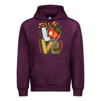 Mauve Wine let all that you do be done in love Urban Hoodie - texasbilliewilder