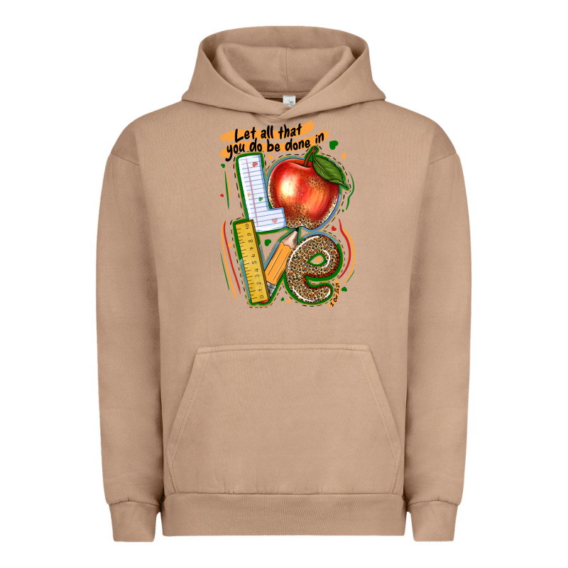Let All That You Do Be Done In Love Urban Hoodie by texasbilliewilder | Teevron