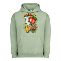 Pigment Oil Green let all that you do be done in love Urban Hoodie - texasbilliewilder