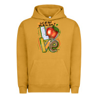 Pigment Peanut Butter let all that you do be done in love Urban Hoodie - texasbilliewilder