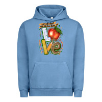 Pigment Pebble Blue let all that you do be done in love Urban Hoodie - texasbilliewilder
