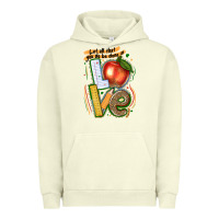 Pigment Pistachio let all that you do be done in love Urban Hoodie - texasbilliewilder