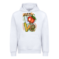 White let all that you do be done in love Urban Hoodie - texasbilliewilder