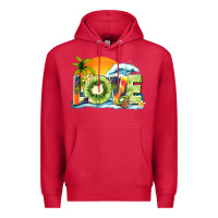 Cardinal love kiwi summer Premium Hoodie - texasbilliewilder
