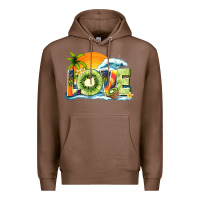 Chestnut love kiwi summer Premium Hoodie - texasbilliewilder