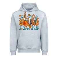 Heather Grey oh my gourd i love fall Urban Hoodie - Zillion Design Studio