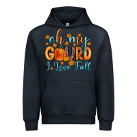Navy oh my gourd i love fall Urban Hoodie - Zillion Design Studio