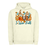 Pigment Pistachio oh my gourd i love fall Urban Hoodie - Zillion Design Studio
