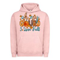 Pigment Salmon oh my gourd i love fall Urban Hoodie - Zillion Design Studio