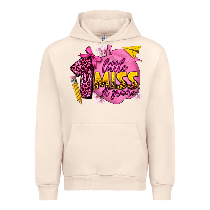 Little Miss 1st Grade Urban Hoodie by texasbilliewilder | Teevron