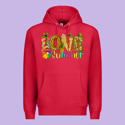 Love Summer With Pineapple Premium Hoodie Designed By Texasbilliewilder