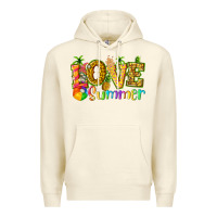 Sandshell love summer with pineapple Premium Hoodie - texasbilliewilder