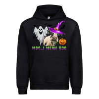 Black moo i mean boo Urban Hoodie - Zillion Design Studio