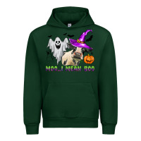 Forest Green moo i mean boo Urban Hoodie - Zillion Design Studio