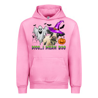 Fuchsia Pink moo i mean boo Urban Hoodie - Zillion Design Studio