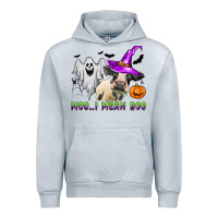 Heather Grey moo i mean boo Urban Hoodie - Zillion Design Studio