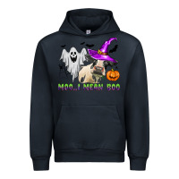 Navy moo i mean boo Urban Hoodie - Zillion Design Studio