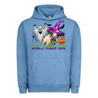 Pigment Pebble Blue moo i mean boo Urban Hoodie - Zillion Design Studio