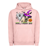 Pigment Salmon moo i mean boo Urban Hoodie - Zillion Design Studio