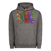 Pigment Tornado mardi gras brush strokes king cake and craw fish Urban Hoodie - RanaPortraitStore