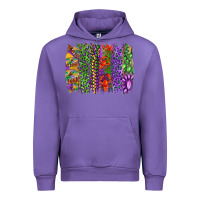 Tulip mardi gras brush strokes king cake and craw fish Urban Hoodie - RanaPortraitStore