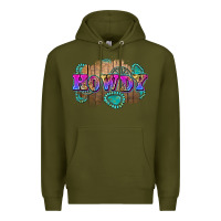 Army Green howdy Premium Hoodie - Zillion Design Studio
