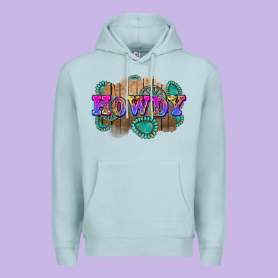 Howdy Premium Hoodie Designed By Zillion Design Studio