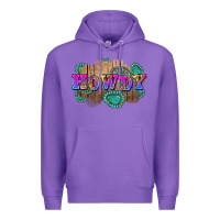 Purple howdy Premium Hoodie - Zillion Design Studio