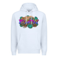 White howdy Premium Hoodie - Zillion Design Studio