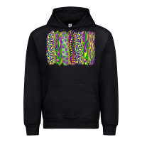 Black mardi gras brush stroke Urban Hoodie - RanaPortraitStore