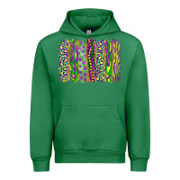 Emerald mardi gras brush stroke Urban Hoodie - RanaPortraitStore