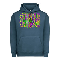 Pigment Midnight Navy mardi gras brush stroke Urban Hoodie - RanaPortraitStore