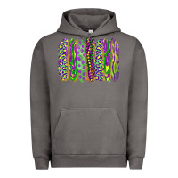 Mardi Gras Brush Stroke Urban Hoodie | Teevron