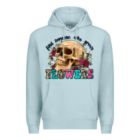 Blue Mist find someone who grows flowers Premium Hoodie - Zillion Design Studio
