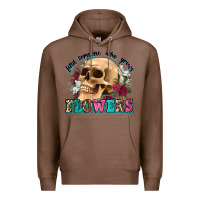 Chestnut find someone who grows flowers Premium Hoodie - Zillion Design Studio