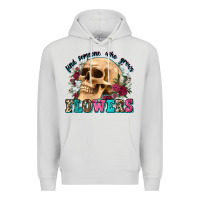 Dove Grey find someone who grows flowers Premium Hoodie - Zillion Design Studio