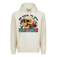 Oatmeal Heather find someone who grows flowers Premium Hoodie - Zillion Design Studio
